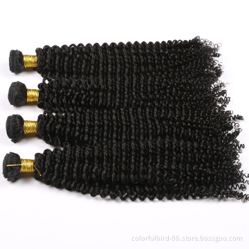 Grade 8A Human Hair Extension Brazilian and Peruvian Hair double drawn Bundles Kinky Curly remy Virgin Hair
